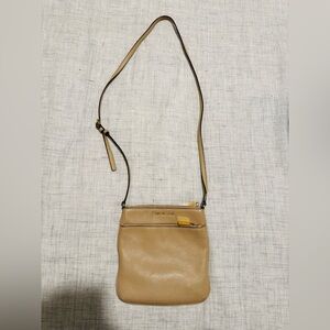 Michael Kors Pebbled Leather Crossbody in Camel